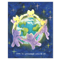 Image 1 of Love is Wrapped Around Us Print