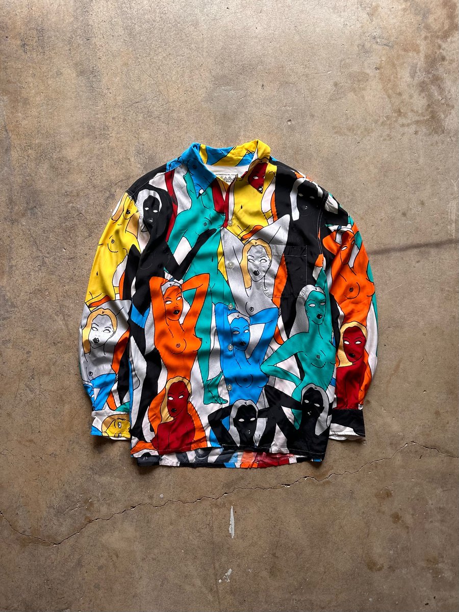 Image of Wacko Maria SS22 Nude Button-Up