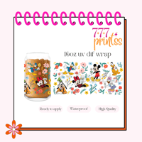 Spring M&M UV DTF Cup wrap