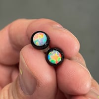 Image 1 of Opal Dot Stud Earrings
