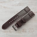 Horween Shell Cordovan watch band - Reverso style
