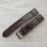 Image 4 of Horween Shell Cordovan watch band - Reverso style