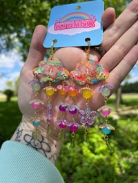 Image 1 of Lizzie Mcguire Butterfly Cloud Earrings