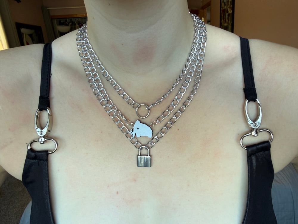 Image of Customizeable Triple Chain EDM Artist Necklace