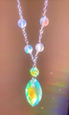 rainbow baby necklace/sun-catcher 