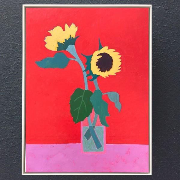 Image of Sunflowers at the Art Gallery