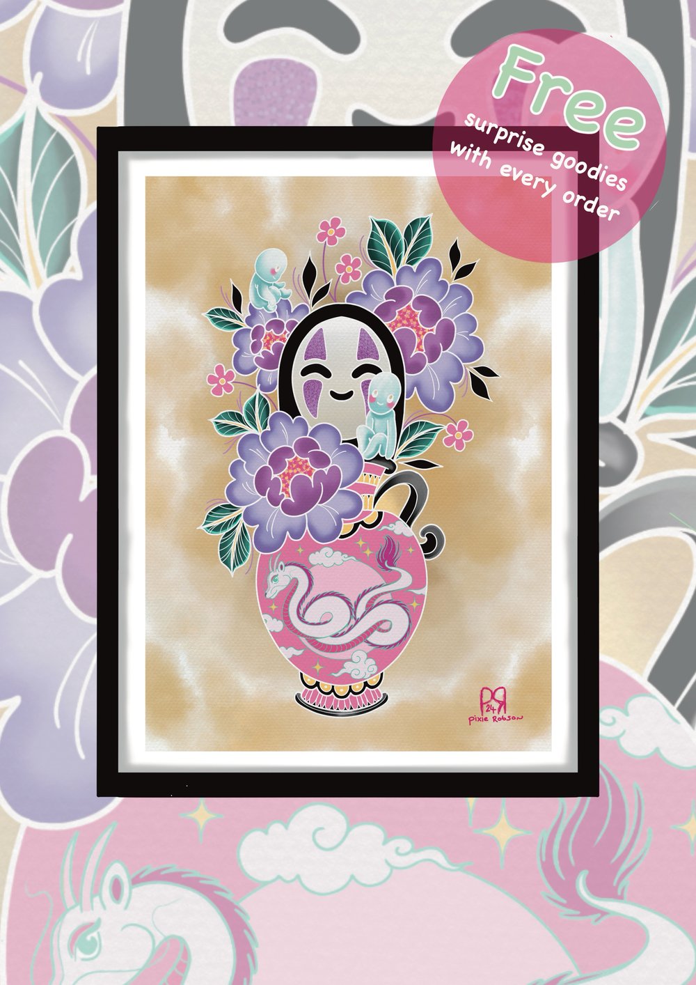 A4 no face vase