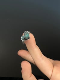 Image 1 of Boulder Opal heart ring | size 6