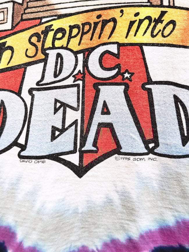 Grateful Dead 1995 D.C. Dead T-Shirt - Size XL