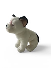 Image 2 of White & Black French Bulldog - Pet Plush