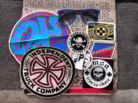 Image 1 of DUANE PETERS TRICK LIST W STICKERS AND SHADES INDY OJ 