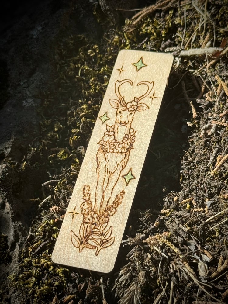 The White Hart - Gilded Guardian Bookmark 