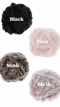 Image 4 of Faux Fur Ruffle Hat