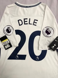 Image 1 of NEW Tottenham Hotspur “DELE 20” 2017/18 Home Shirt + PL patches (S)