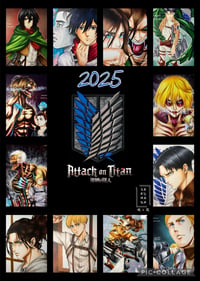 Image 1 of Attack on Titan Kalender 2025