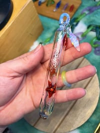 Image 1 of Ultra Fancy Hanging Whisker Bank - Ocean Inspired with Red/Orange Starfisv