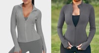 Image 3 of Gray Lifestyle Full Zip