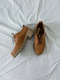 Image 2 of Leather brown shoes // 40