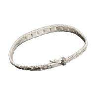 Image 2 of Italian .925 Silver Woven Bracelet 