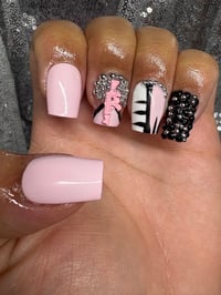Image 3 of I’m  about that life short square gel press on Nails  