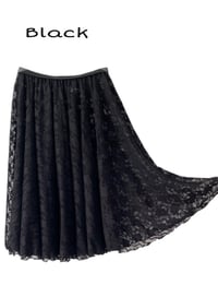 Image 3 of Lace rehearsal circle skirt 