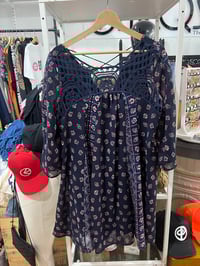 Image 1 of boho blue dress 
