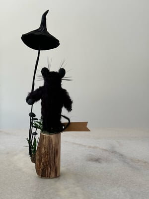 Image of Shady mushroom faux taxidermy mouse