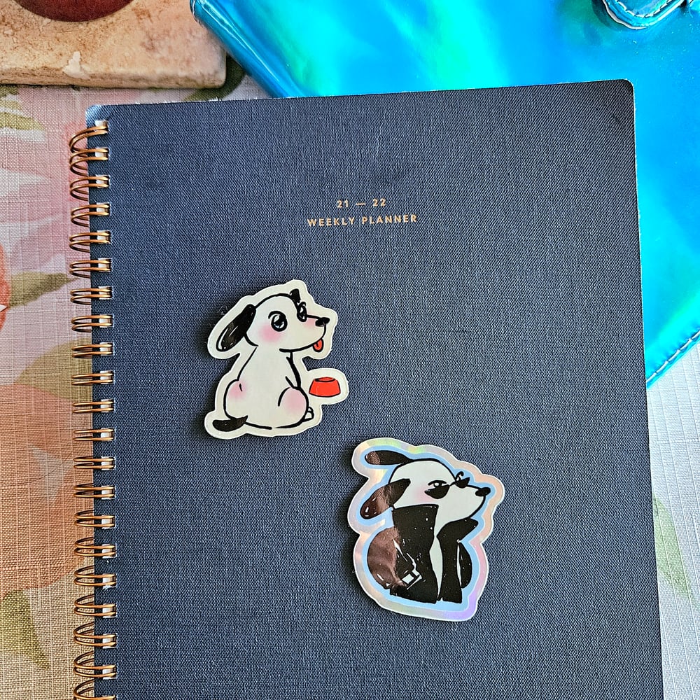 Image of Little White Dog Stickers