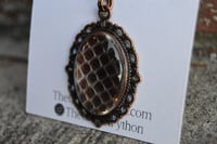 Image 2 of Antique Plum Snake Shed Pendant