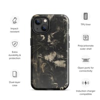 Image 18 of Cuddling Black Cats Goth Inspired Tough Case for iPhone®