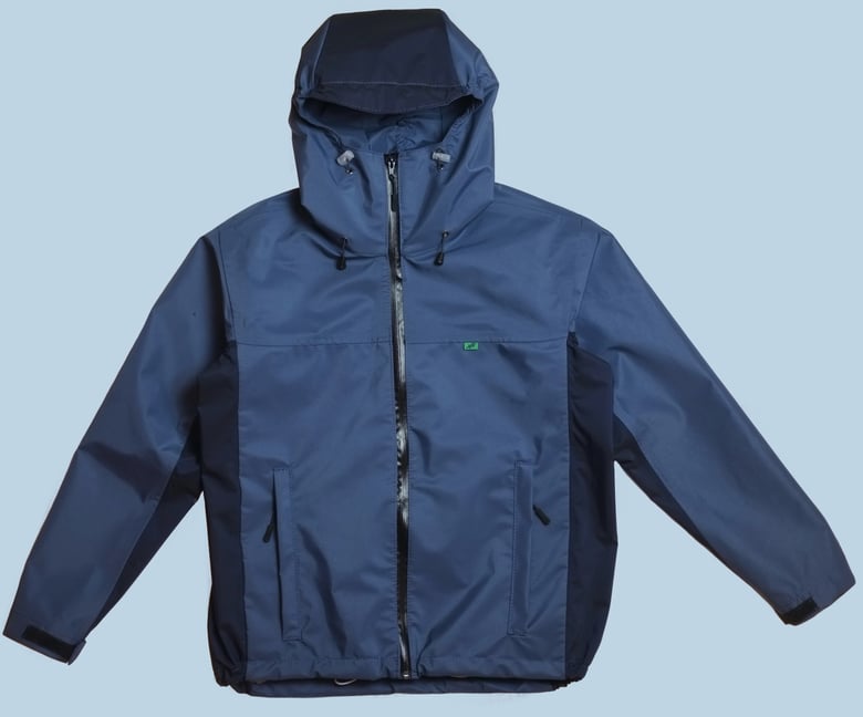 Image of BLUE AND NAVY TECH LIZARD JACKET