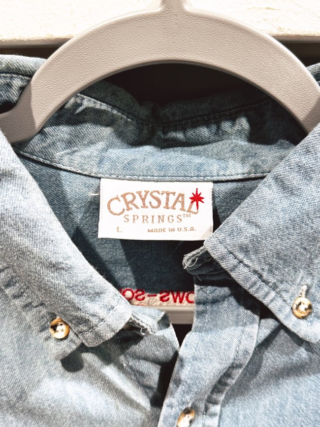 Grateful Dead 1995 Omni Atlanta Denim Work Shirt - Fits XL