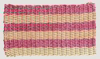 Image 2 of Red & Peach - Two Tone - 35 Fathom - Lobster Rope Mat