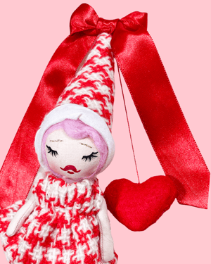 Image of ORNAMENT ELF ART DOLL #1