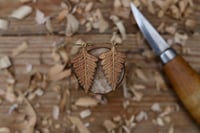 Image 5 of Fern leaf earrings 