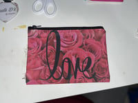 Sublimated pencil pouch/makeup pouch