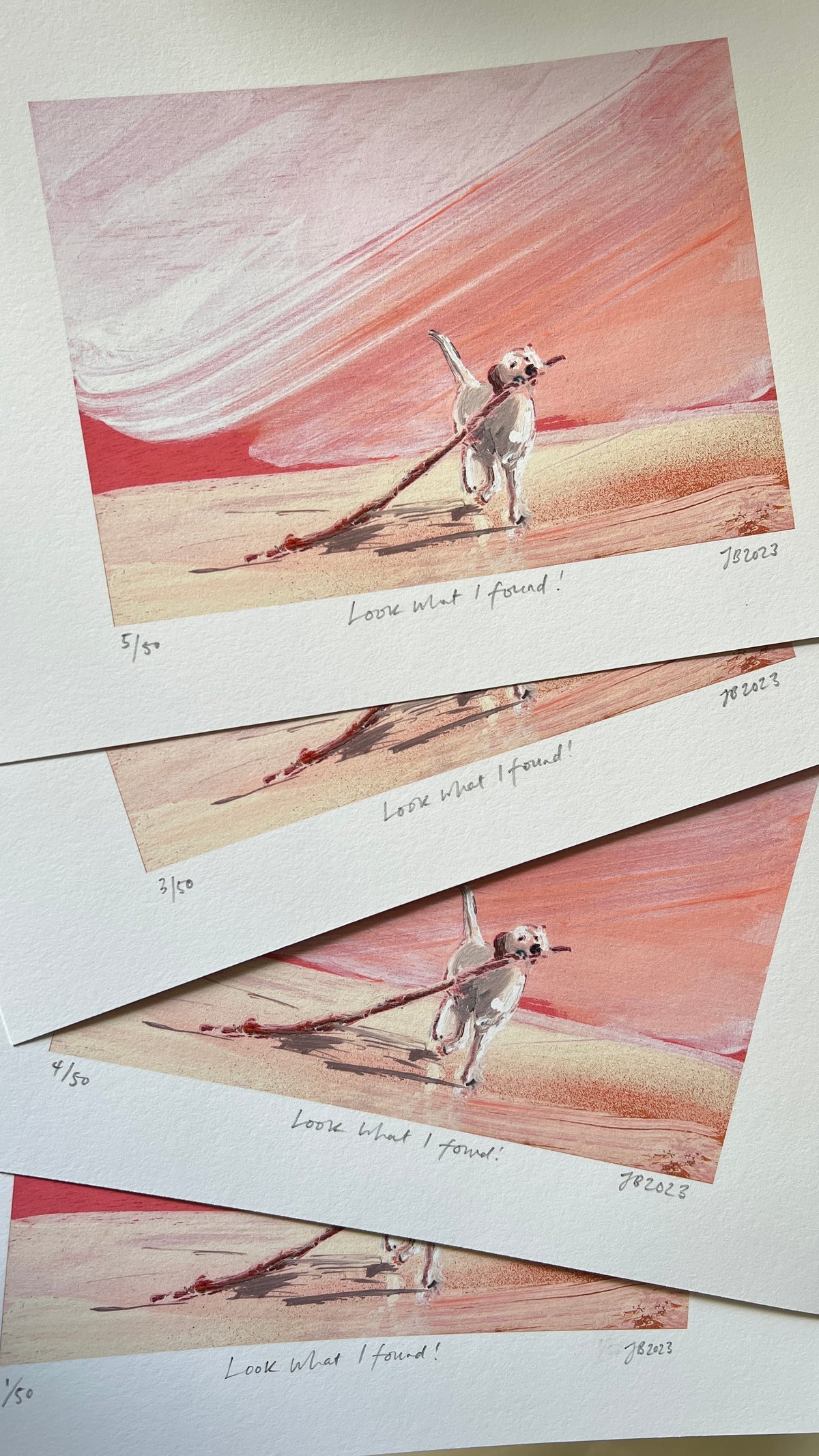 Image of 'Look What I Found!' - Limited Edition Giclee Print (A4)