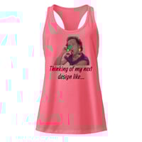 Image 2 of Next design fitted racerback tank top