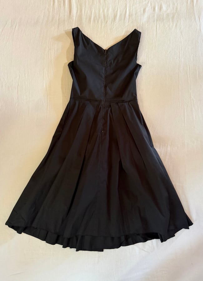 90s Prada minimalist black dress vintage 