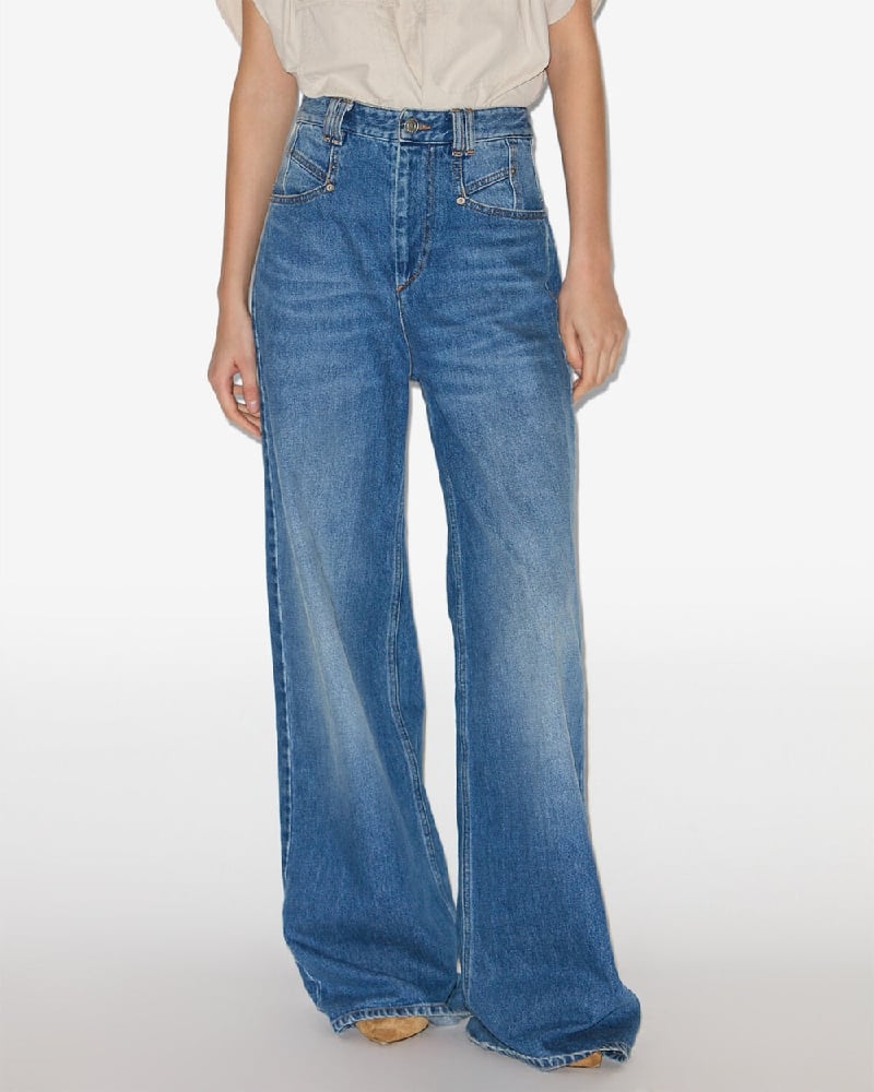 Image of ISABEL MARANT LEMONY PANTS