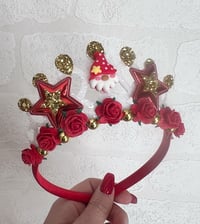 Image 2 of Christma gonkTiara Crown copy