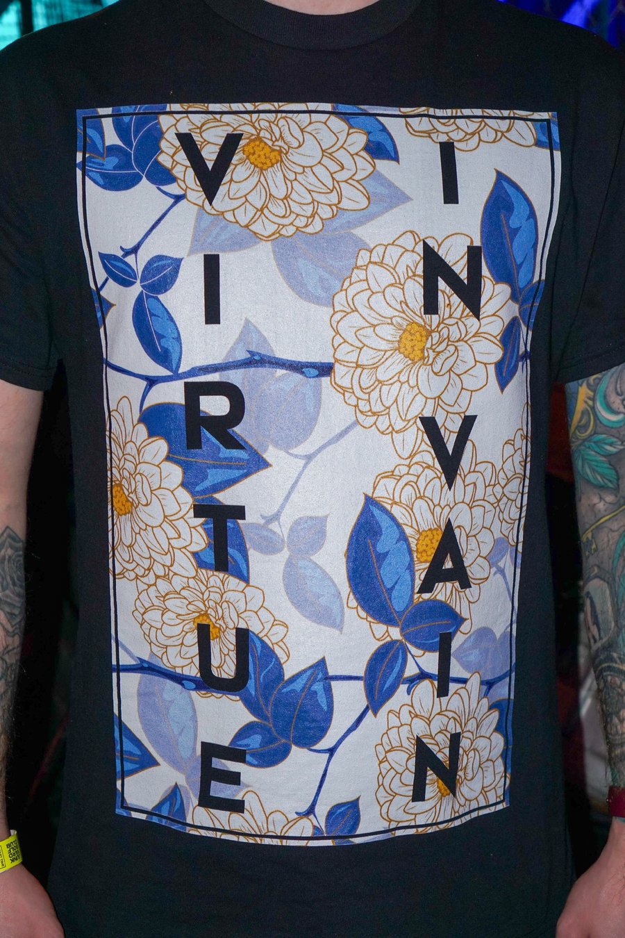 Image of Floral Virtue In Vain T-Shirt