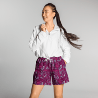 Image 5 of Mulberry Camo Unisex Athletic Shorts