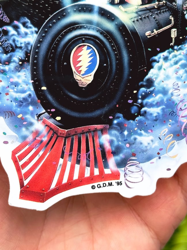 Grateful Dead 1995 Tour ‘Northbound Train’ 5” Sticker 