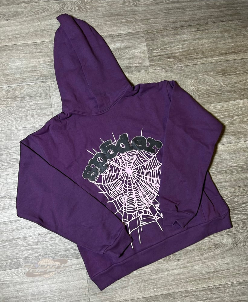 Image of Spider Purple Hoodie