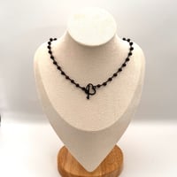 Image 3 of Red Jasper Heart Toggle Necklace