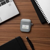 Image 2 of Rubber Case Cover for AirPods® w Geechee logo