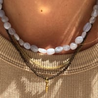 Image 1 of BLUE LACE AGATE NECKLACE 