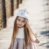 Bouquet embroidery crown