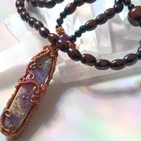 Image 3 of Chevron Amethyst Necklace Set